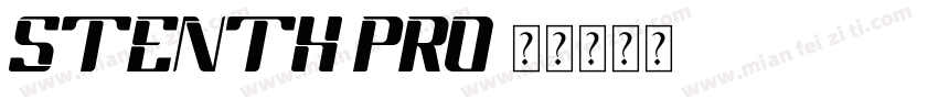 stenth pro字体转换